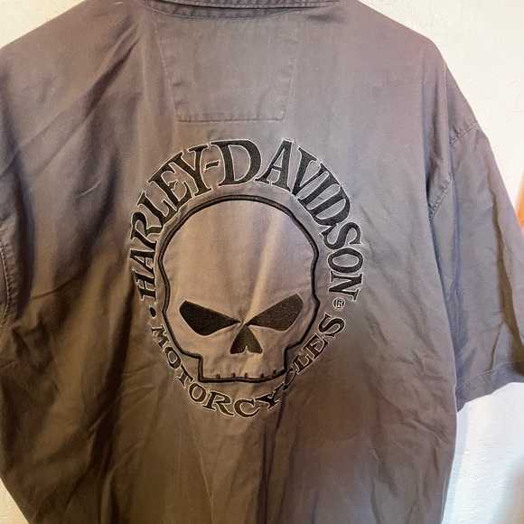 Harley-Davidson Gray Men's Willie G Garage Shirt - Picture 4 of 4